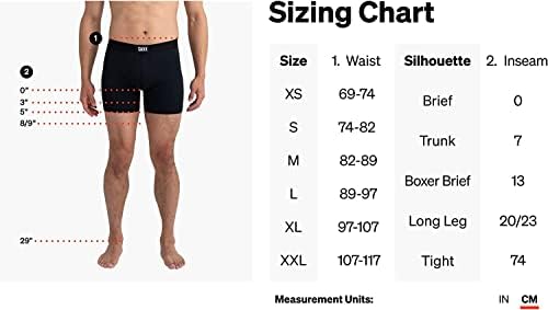 Roupa íntima masculina Saxx - Ultra Boxer Briefs com suporte de bolsa de estádio embutido - pacote de 2, SMU