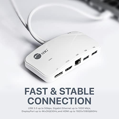 Siig Mini DisplayPort Thunderbolt 2 1080p Dock/Delking Station --1080p HDMI ou DisplayPort - USB