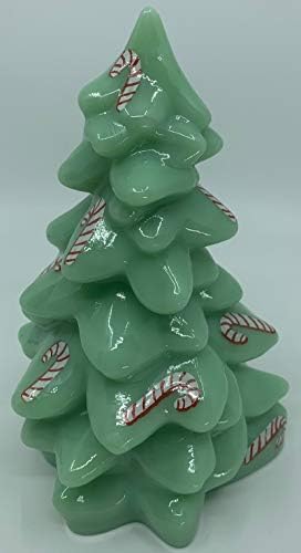 Árvore de Natal de férias - Mosser Glass EUA - Miniatura pequena de 2 3/4