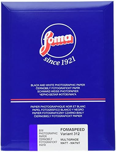 FOMA FOMASPEED 312 Variante III VC RC Matte Black & White Papel fotográfico, 5x7, 25 folhas