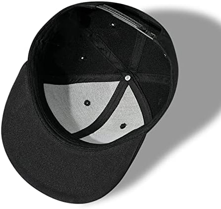 Chapéu de brim de bill bill para homens snap mochila masculino snapback chapé os chapéus de caminhão Caps de beisebol masculino ajustáveis ​​preto
