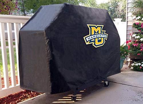 Marquette Golden Eagles HBS Black Outdoor Outdoor Hovery Duty Vinyl BBQ Grill