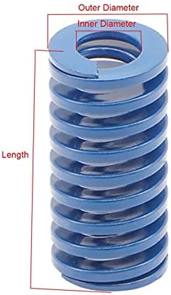 As molas de compressão são adequadas para a maioria dos reparos I Blu-ray Pressione compressão Spring Mold Mold Spring Diâmetro externo 10mm x diâmetro interno 5mm x comprimento 20-80mm