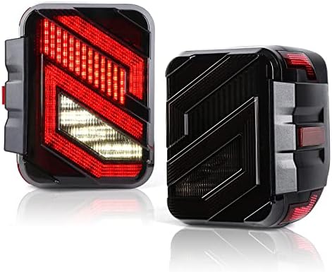 Luzes traseiras de LED compatíveis com Jeep Gladiator JT 2019 2020 2021 2022 Luz de freio Turn Signal Light Light Dot aprovado