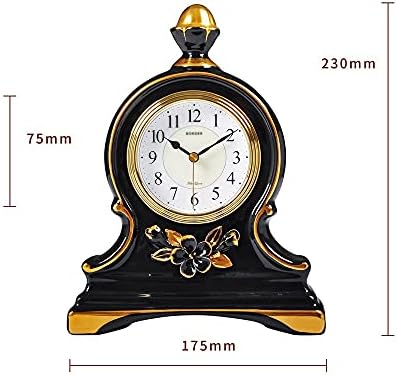 Relógios de cerâmica uxzdx para decoração de casa, relógios de escritório da sala, relógios de mesa vintage do quarto