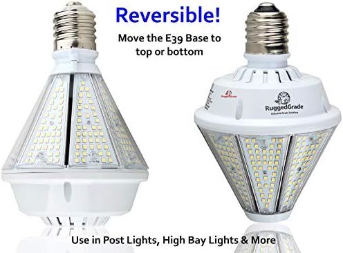 RuggedGrade de 6.000 lúmen lâmpada de alta lâmpada - bulbo de retrofit de LED de 50 watts - 5000k branco - 50