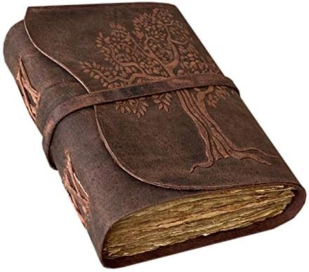 Livro do diário de couro do livro de feitiços de Shadows Big Life Journal for Writing for Women SketchBook Orate Journal Bound Antique Tree of Life