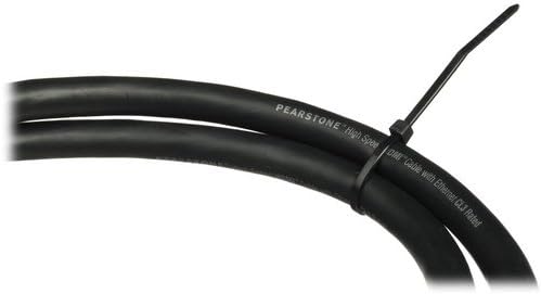 Pearstone 4 Cabra de cabo de plástico - preto