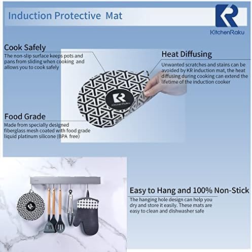 Protetor de Cooktop de Indução, Indução Cooktop Mat - Cooktop Scratch Protector para fogão de indução,