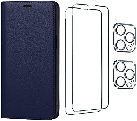 UTOOK Compatível com a carteira do iPhone 14 Pro Max Case, Casos de telefone celular magnéticos de couro