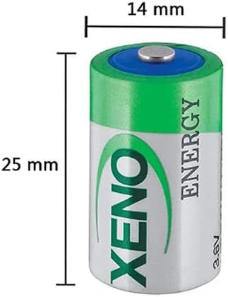 DSONE 3,6V 1/2AA 1200mAH XL-050F Substituição de bateria de lítio para XENO XLP-050F XL-050F ER14250/W