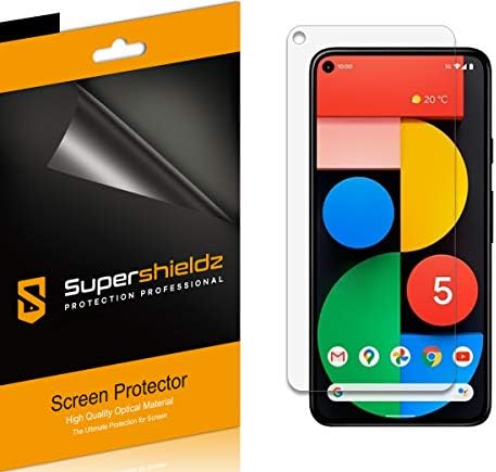 Supershieldz projetado para o protetor de tela do Google Pixel 5, Anti Glare e Anti -Imprint Shield