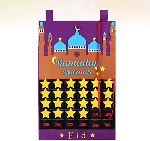 Decoração de casa Decoração de contagem regressiva criativa Moda de calendário Eid Decoração de festa do