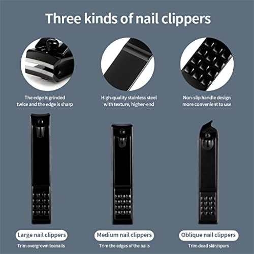 N/A 18 PCS Manicure Cutters Clipper unha Conjunto de unhas