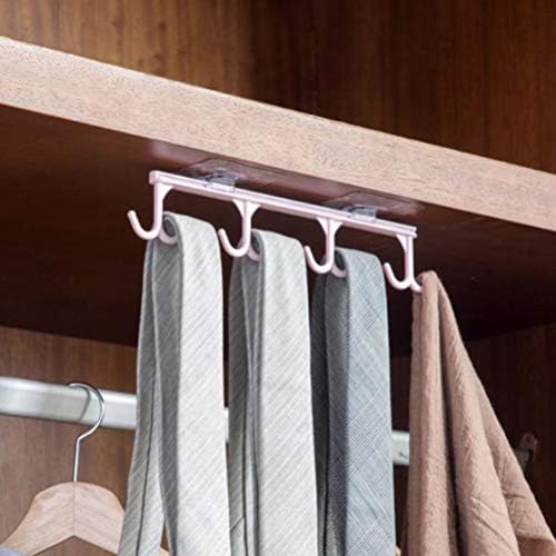 Cabilock prático 3pcs- ganchos de linha de gabinete de gabinete de armário de armário de armário de armário de armário de roupas de casacos de casacos