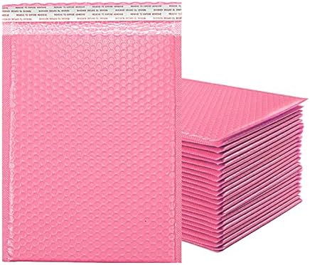 Papel de embrulho de papel alumínio vermelho ousada de Natal Pink Bubble Mailers Self SEAL Sacos de embalagem