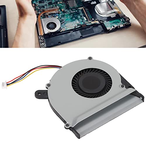 Ventilador de resfriamento, liga de alumínio 4pin DC 5V Computer CPU Cooler Fan, para ASUS F402C para F502C para S300 para S300C para S300CA para S400 S400C X402