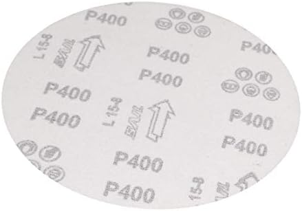 X-Dree 8 DIA Polimento de lixeira abrasiva redonda Disco 400 Grit 10 PCs (Disco de Lija de Lija para Lijo