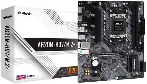 ASROCK A620M-HDV/M.2+ suporta processadores da série AMD AM5 Ryzen 7000