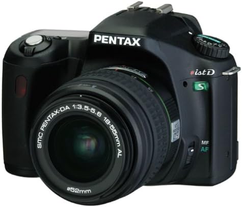 Câmera digital Pentaxist DS 6.1MP com Pentax da 18-55mm f/3.5-5.6 AL Digital SLR lente