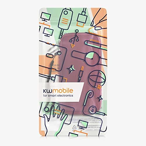 Kwmobile Neoprene Telefone Tamanho da bolsa xxl - 7 - Saco móvel de capa celular universal com zíper, pulseira