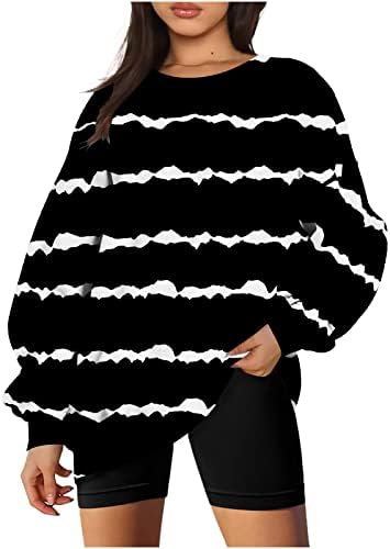 Brkewi Fall Fashion Fashion 2022 Sweaters de grandes dimensões namorado steampunk streetwear pullovers de manga longa moletons de gestas de tripulação