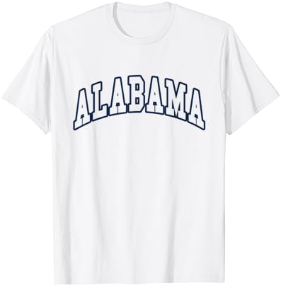 Alabama - Al - Design de retrocesso - camiseta clássica