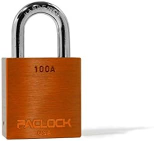 Padlock da série 100A da Paclock, compra compatível com a American Act, manilha de aço endurecida
