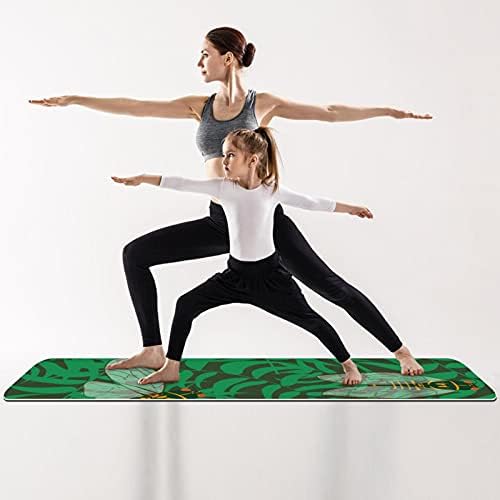 Yoga Mat Cicada Background Background Eco Friendly Non Slip Fitness Exercition tapete para pilates e exercícios de piso