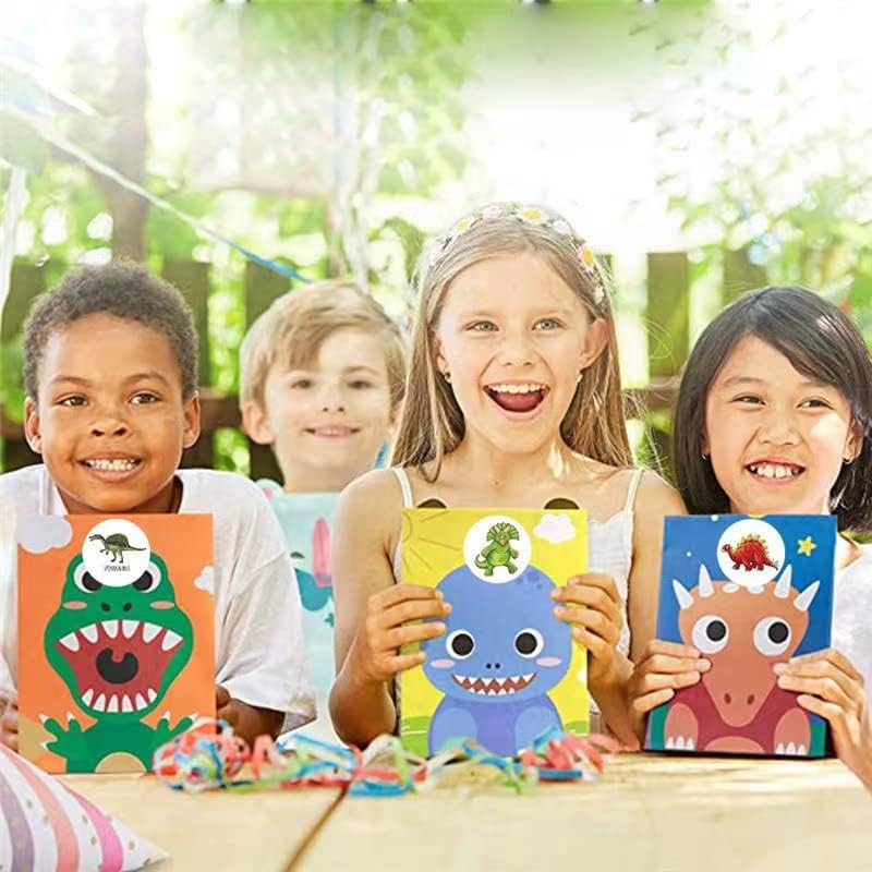 Adesivos de dinossauros para crianças, 1000pcs 1.5 '' adesivos de recompensa de professores de material escolar