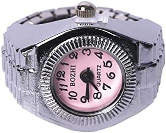 Anéis para mulheres 2023 Presentes de aniversário Assista anel Numerais de moda Round Round Watch Finger