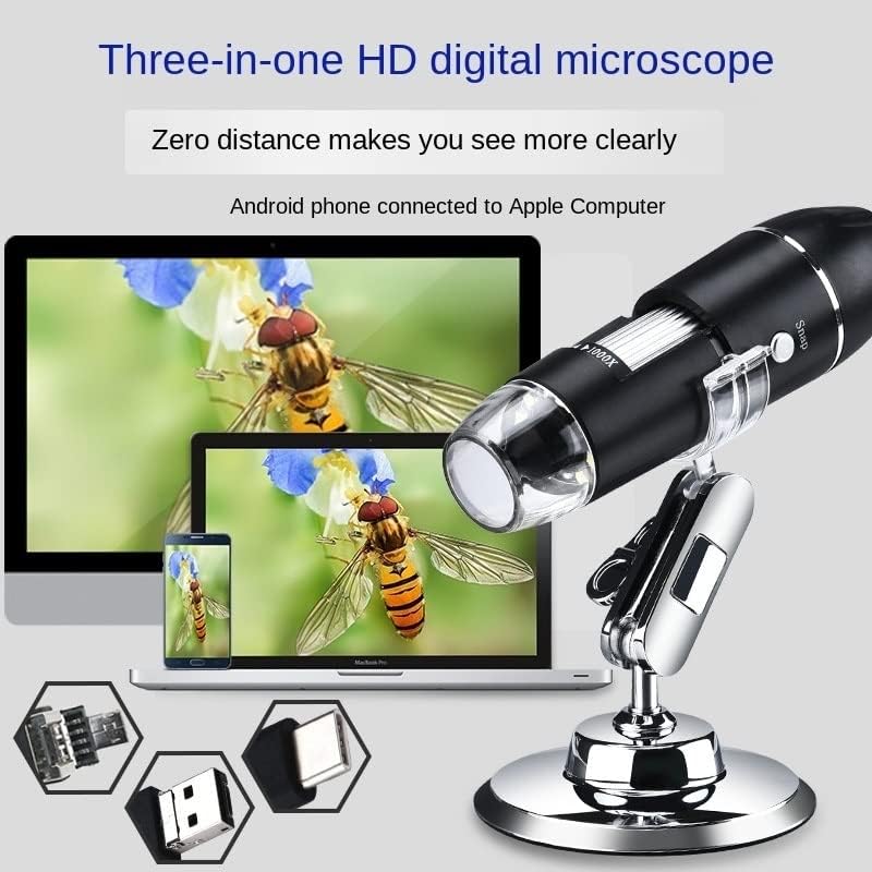 Acessórios para microscópio 1600X Microscópio digital LINGIFICAÇÃO VIDRA CRIANÇAS CRIANÇAS DE