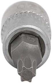 Aexit TX20 Torx Ferramentas operadas com a mão Cabeça de 1/4 de polegada Crome Vanadium Adapador