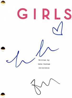 Lena Dunham e Zosia Mamet elenco assinado Autograph Girls Pilot Script Full - Hannah & Shoshanna Co -estrelando: