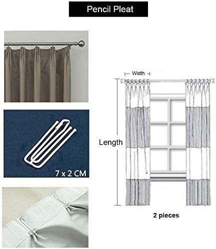 Cortinas de estilo pastoral de cortina de tule bordadas para quarto da sala de estar em casa decoração cortina cortina painel de cortina 2 painéis 1026