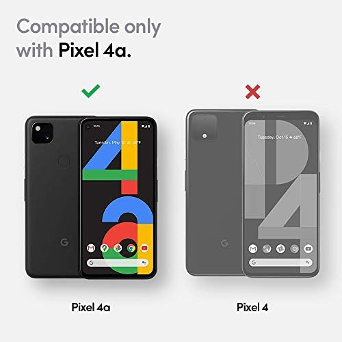 Caixa Cyrill Pixel 4A, tijolo colorido projetado para o Google Pixel 4A Case - Gray