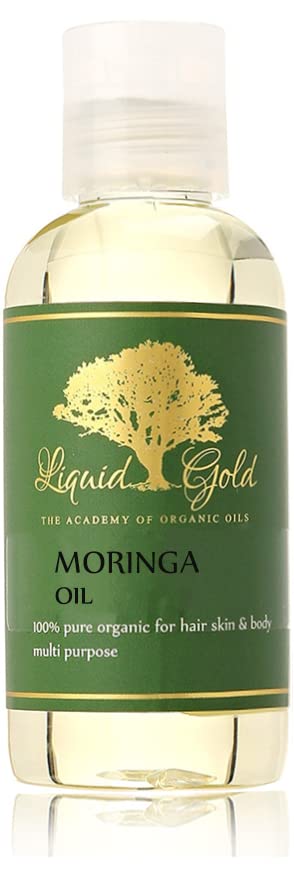 Liquid Gold Inc 4 FL.OZ Premium orgânico Moringa oleifera olera Health Hair Hair Cuidado Nails Fortalelador de cutículas