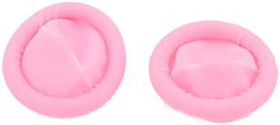 X-Dree 500pcs Cots de dedos protetor anti estático r-u-bber l-a-tex maca de dedos disputa rosa (rosa eliminabile