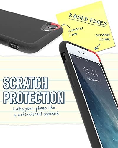 Caso Smartish iPhone SE Slim - Gripmunk [Lightweight + Protective] Tampa fina para Apple iPhone SE 2022/2020 e