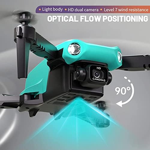 Zottel Drone com câmera dupla HD, Mini Drone Drone Remote Remote Control Quadcopter Toys Para adultos e crianças, drone inteligente para evitar obstáculos, altitude Hold