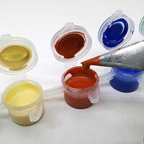 shamjina 48 ml de cerâmica pigmento pigmento DIY Arte a baixo temperatura, para copo de forno elétrico