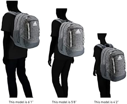 Adidas Excel 6 Backpack, quase azul/onix cinza, um tamanho