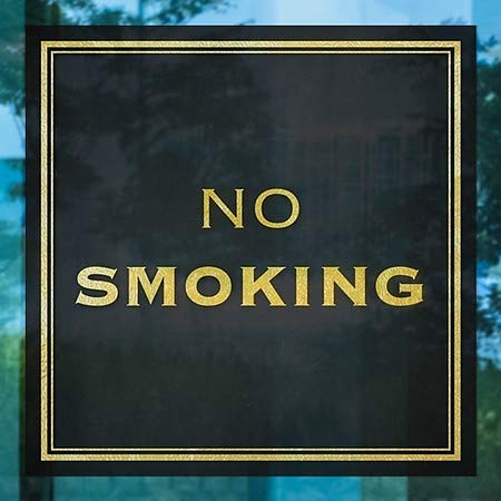 CGSignLab | Janela Não fumando -clássica Janela se agarra | 12 x12