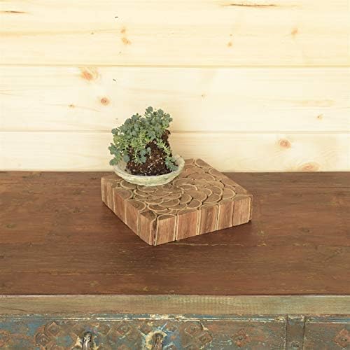 Minha casa chique de madeira minimalista rústica Pedestal 8 | Riser quadrado Riser Stand