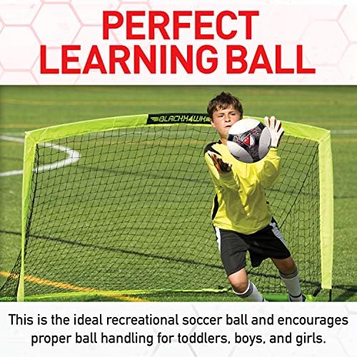 Franklin Sports MLS Pro Vent Bola de futebol infantil - tamanho 3 Bola de futebol juvenil - capa macia - ótima para crianças e crianças pequenas - Bomba de ar incluída
