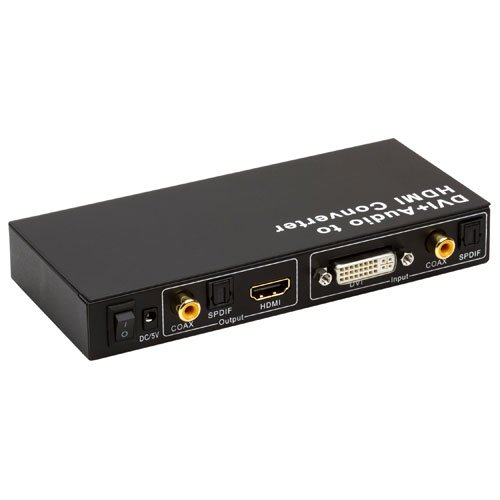 DVI & S/PDIF Coaxial Digital/Audio Toslink Optical para HDMI Converter