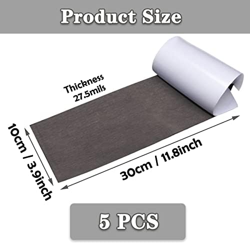 Ímãs de adesivos para pára -choques, folhas magnéticas de carro 5 pacotes de 12 × 4 adesivos de adesivo