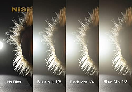 NISI 72mm Circular Black Mist 1/8 Força | Sujete imagens, reduza o contraste, aprimore o humor e a atmosfera | Filtro de lente de difusão para efeitos cinematográficos suaves e semelhantes a sonhos | Fotografia e videografia
