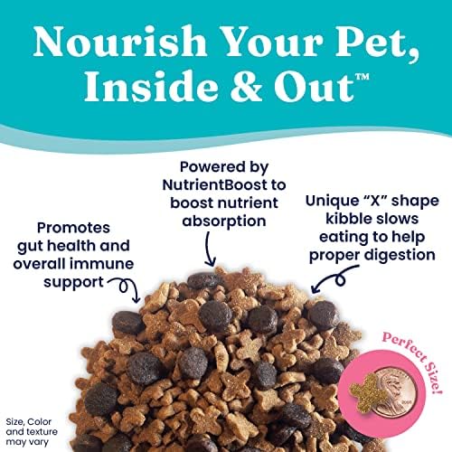 Alimentos de gato seco de ouro sólido para cães adultos e seniores - nutrientboost hund -n -flocken alimentos saudáveis ​​para melhor digestão - multivitamina de sea