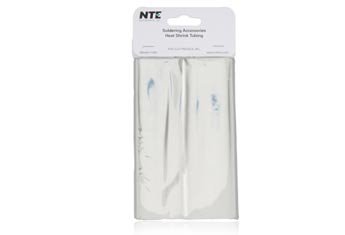 NTE Electronics 47-25706-Cl Tubulação de encolhimento de calor, parede dupla com adesivo, razão de encolhimento